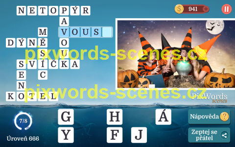 PixWords Scenes help