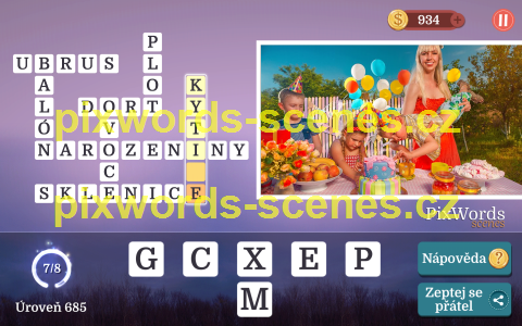 PixWords Scenes help